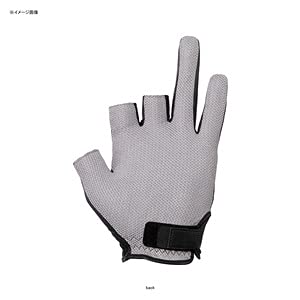 다이와 나노프론트 메쉬 쿨 DG-3021 3본컷 낚시 장갑 블랙옐로우 M 이미지 2