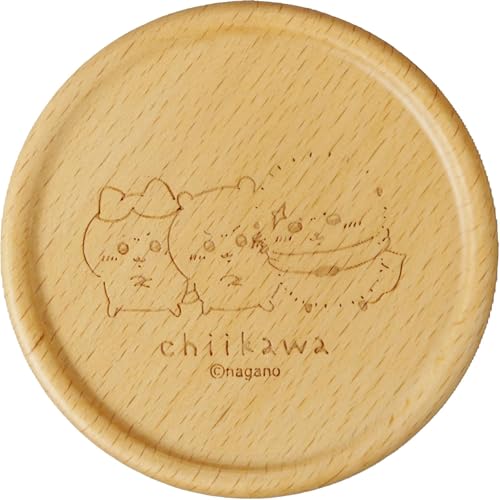 야마카 해피블라썸 치이카와&하치와레&우사기 CKW33-346 9cm 나무 코스터 이미지 2