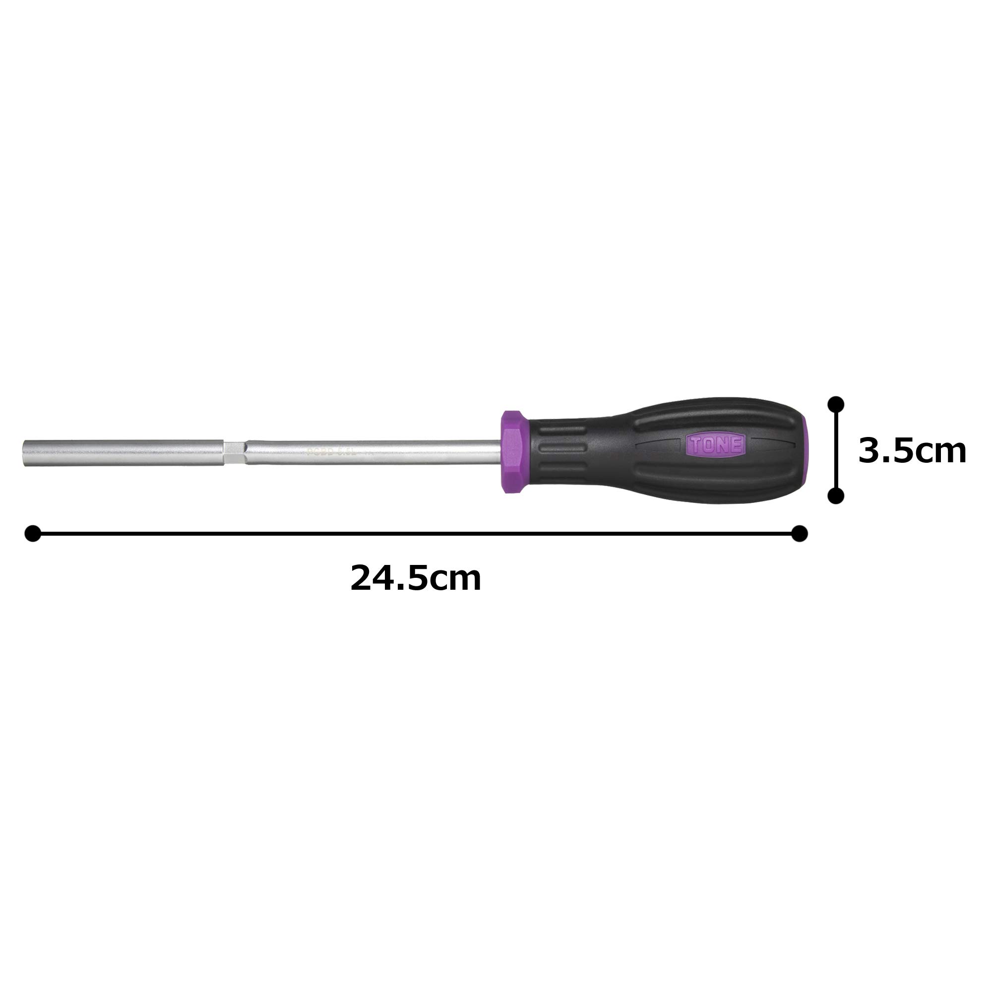 토네 파워그립 퍼플 PGBD-5.5L 5.5mm 복스드라이버 딥타입 이미지 5
