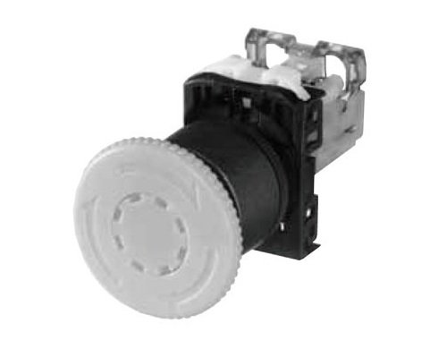 후지전기 AR22V2R-01R 40mm 비상정지 푸시버튼 스위치 푸시락 대형 화이트