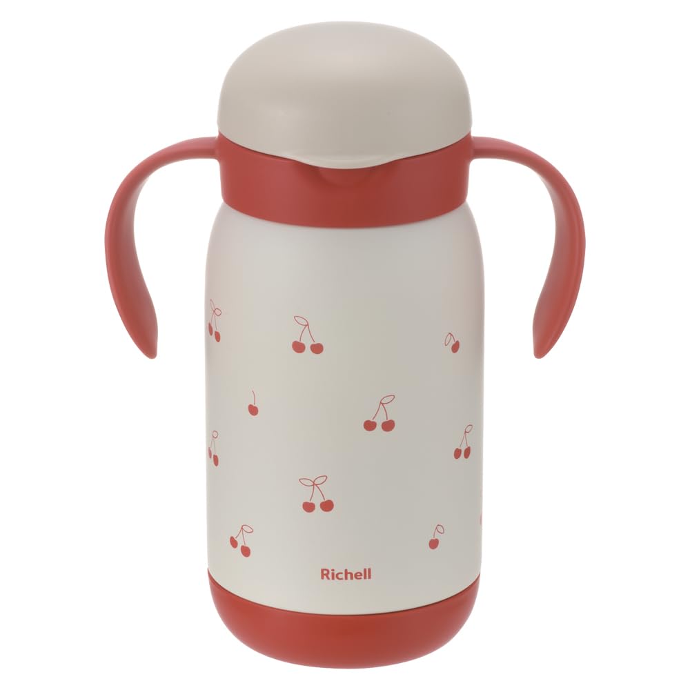 리첼 트라이 레드 450ml 보냉 빨대컵
