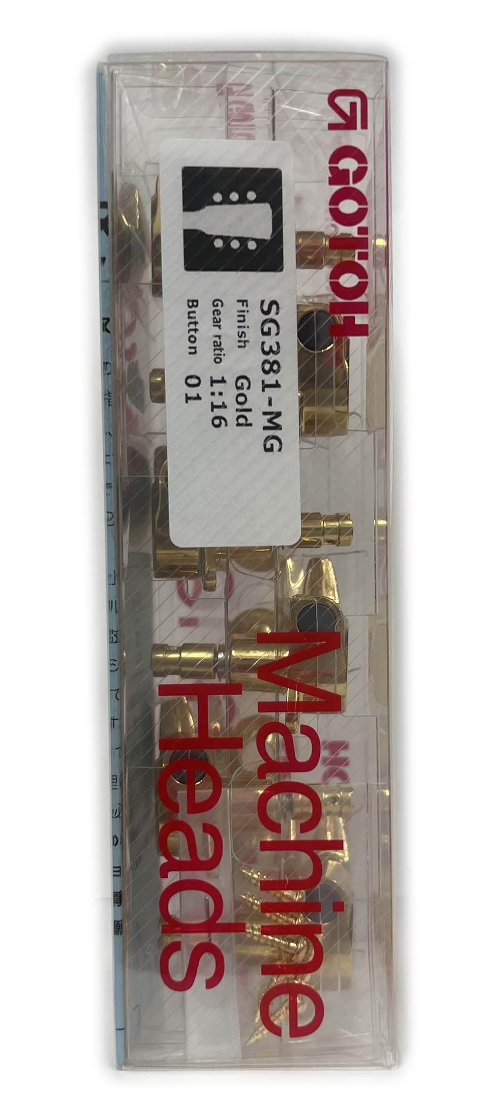 고토 SG381-MG-01 L3R3 골드 07202GYX 기타 페그 이미지 2