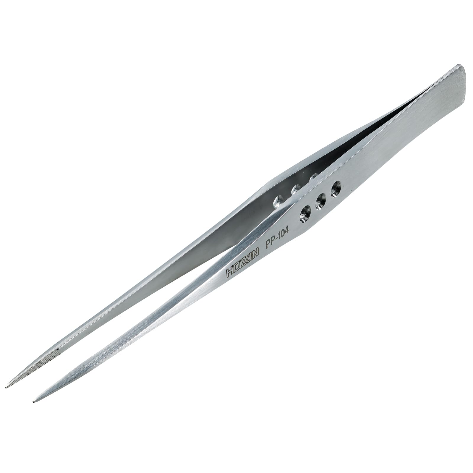 호잔 PP-104 150mm 정밀 핀셋 후육 타입 핀셋 단품 선단폭 0.5mm 롱노즈