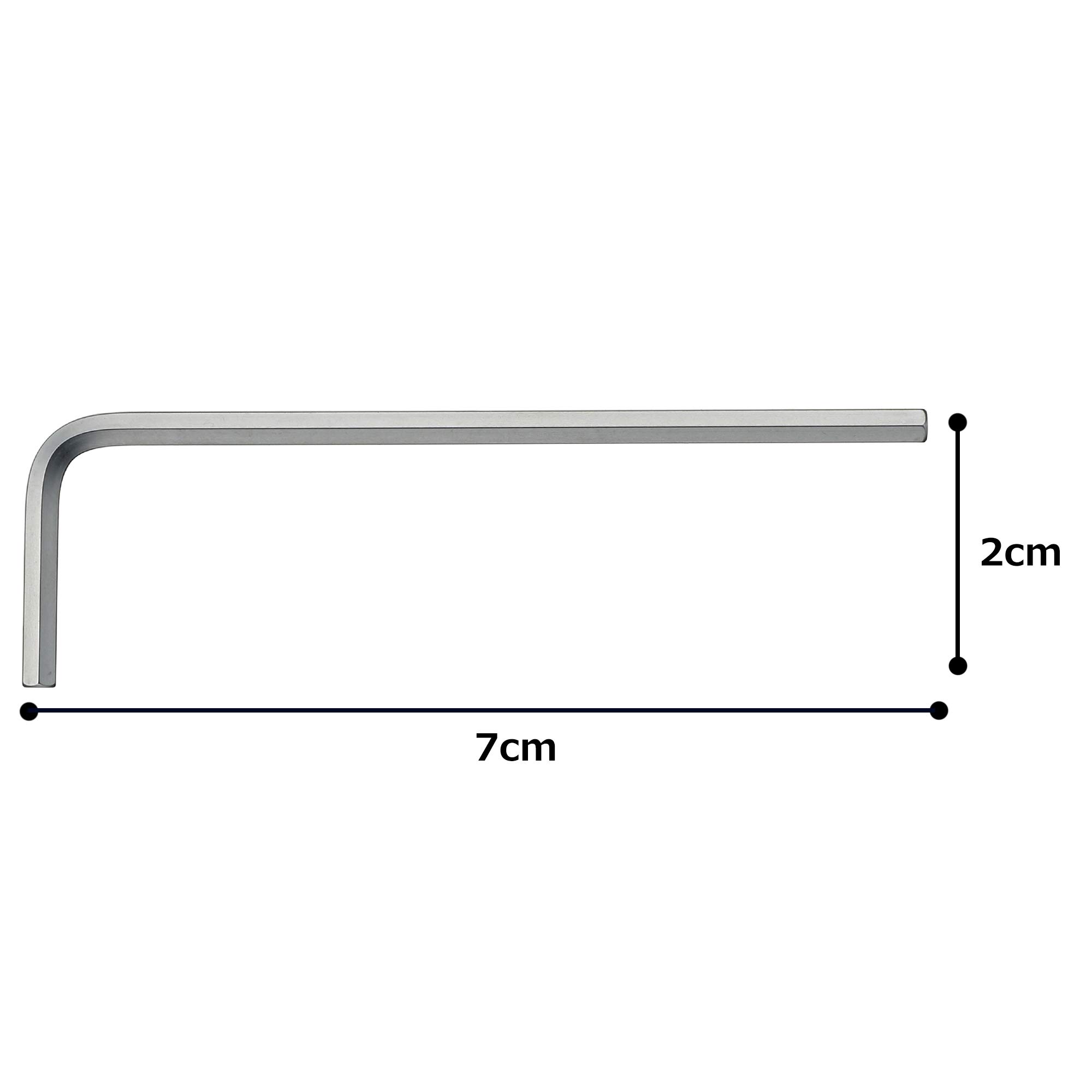 토네 AS-2.5 2.5mm 육각 L형 렌치 이미지 4