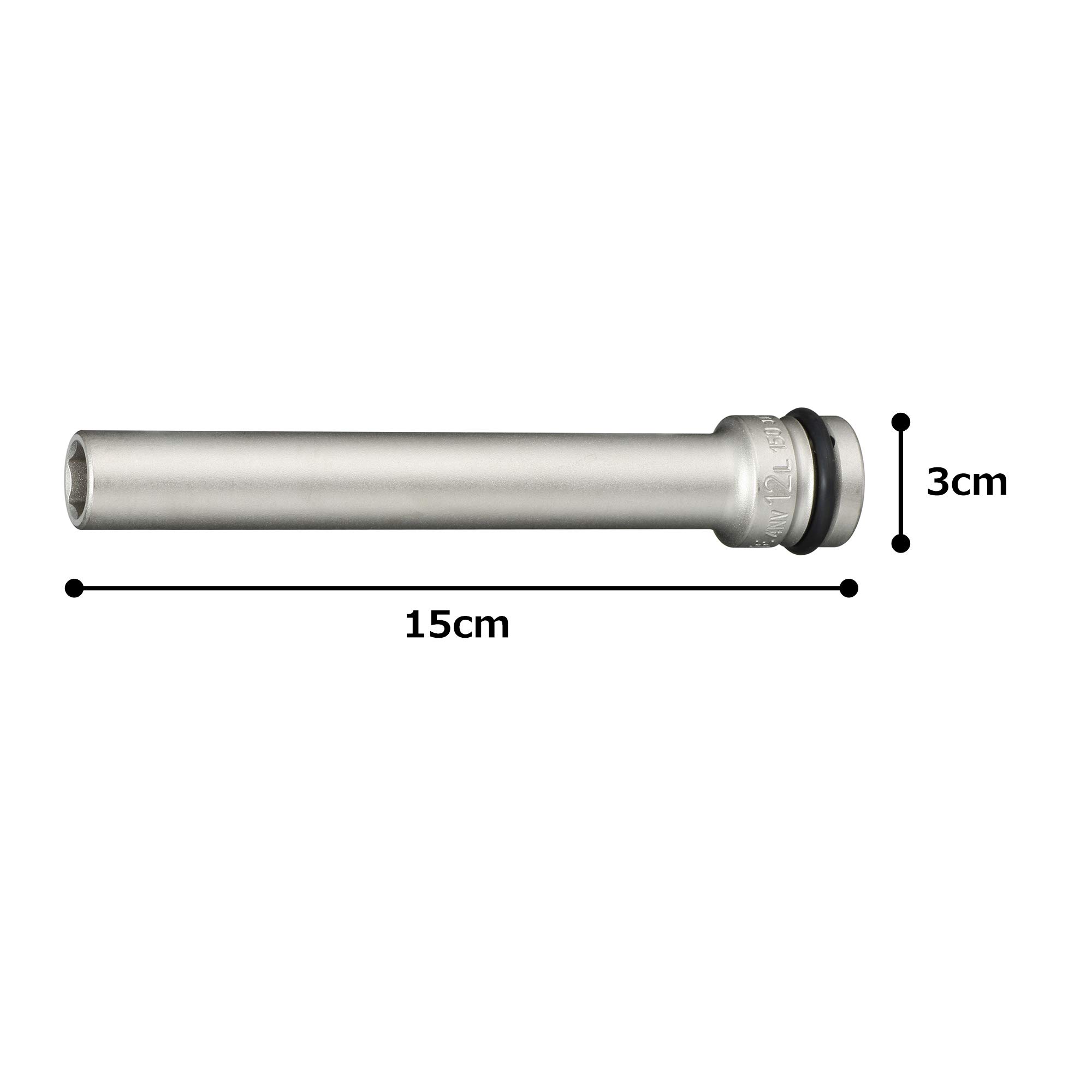 토네 4NV-12L150 12mm 임팩트 초롱 소켓 12.7mm 이미지 5
