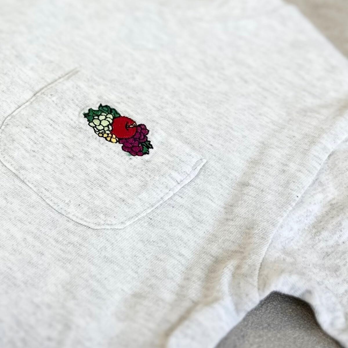 마키즈 FRUIT OF THE LOOM 반팔 포켓 티셔츠 B96 블랙크레이지 95 이미지 2
