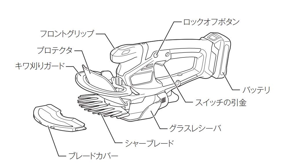 마키타 충전식 잔디깎이 MUM600DSH 10.8V 160mm 세트 이미지 2