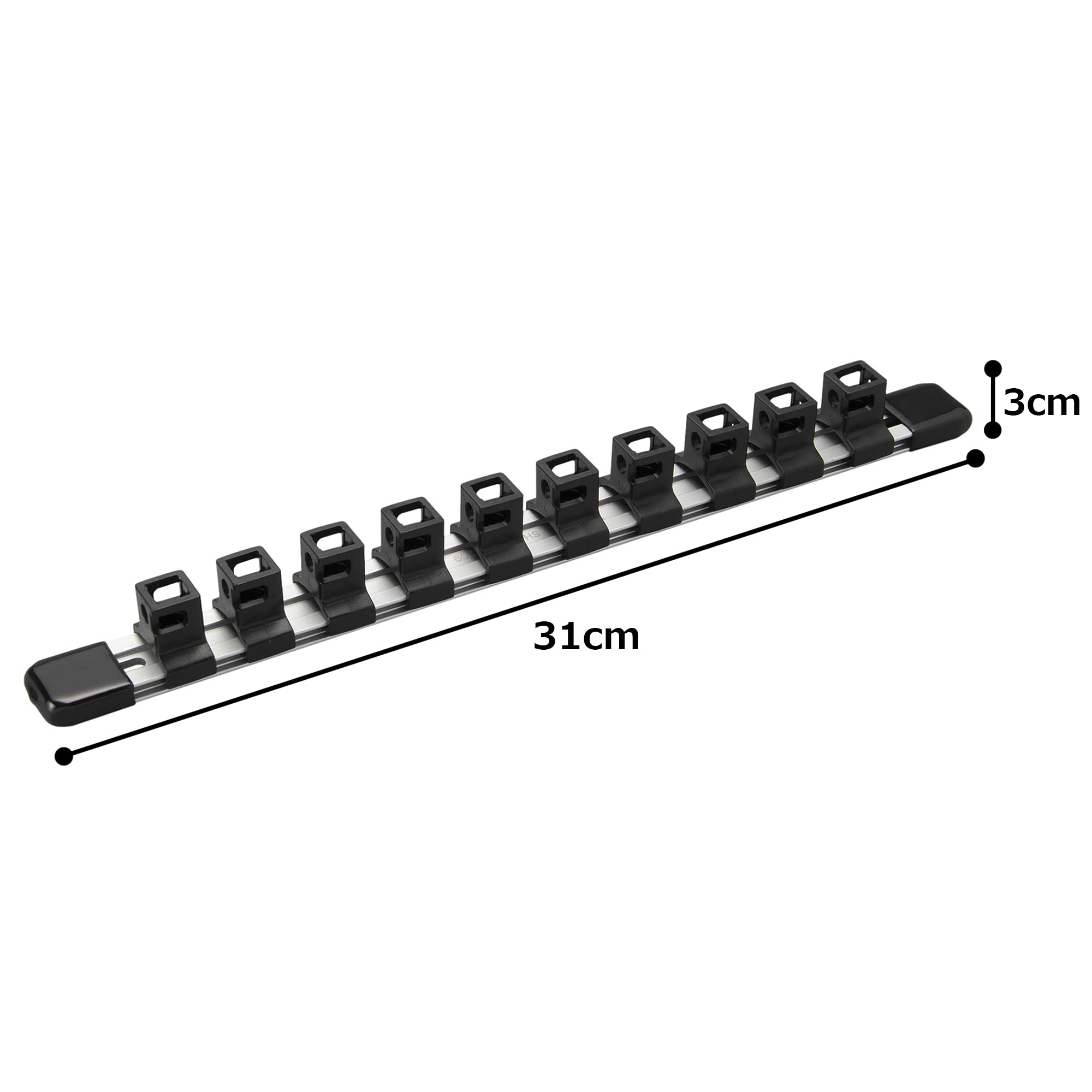 토네 SH3310 알루미늄 소켓홀더 9.5mm 10구 이미지 4