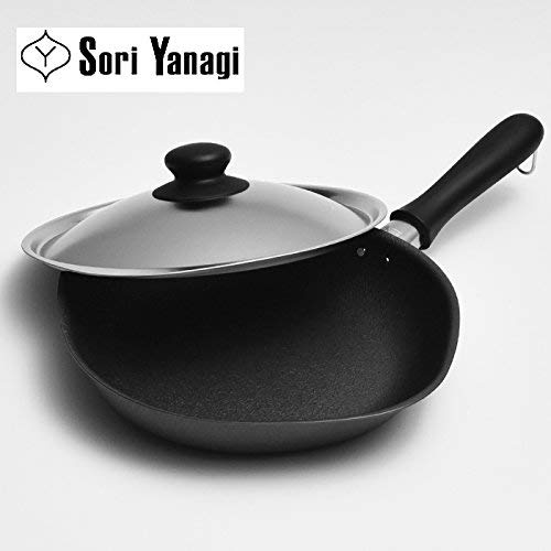 소리야나기 철 프라이팬 더블 화이버 질화 가공 25cm 이미지 2