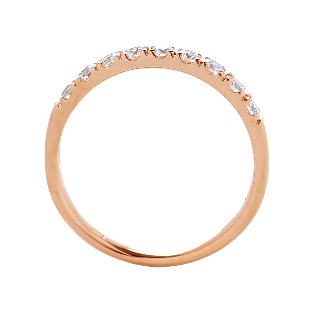 교세라 하프 이터니티 다이아몬드 반지 K18 핑크골드 0.3ct 10호 이미지 2