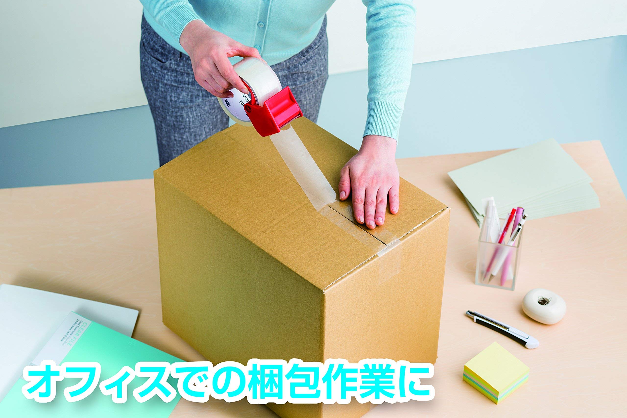 3M 301T OPP 투명 박스테이프 48mm 49m 10개입 단품 이미지 11