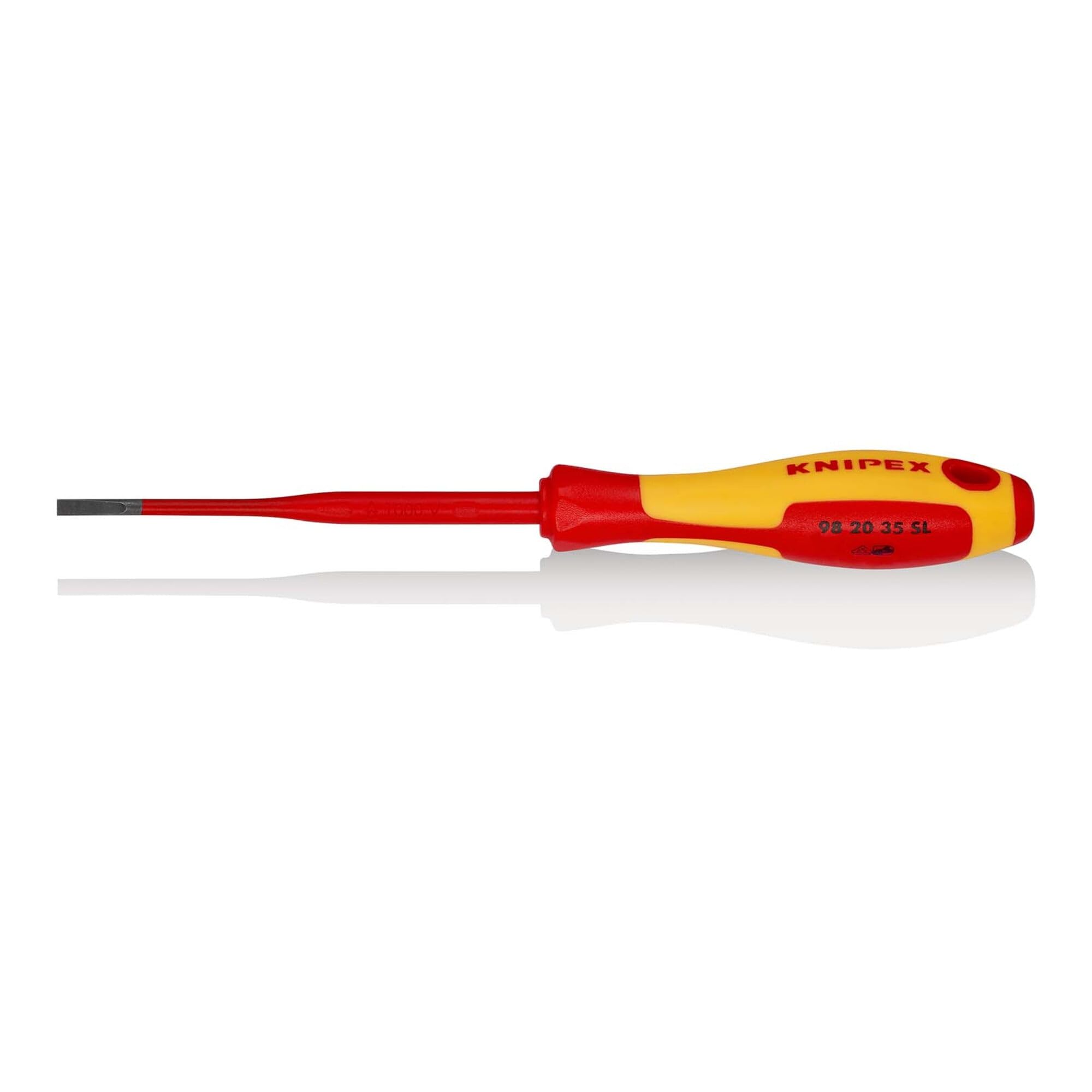 크니펙스 9820-3.5SL 1000V 절연 일자 드라이버 3.5×0.6mm