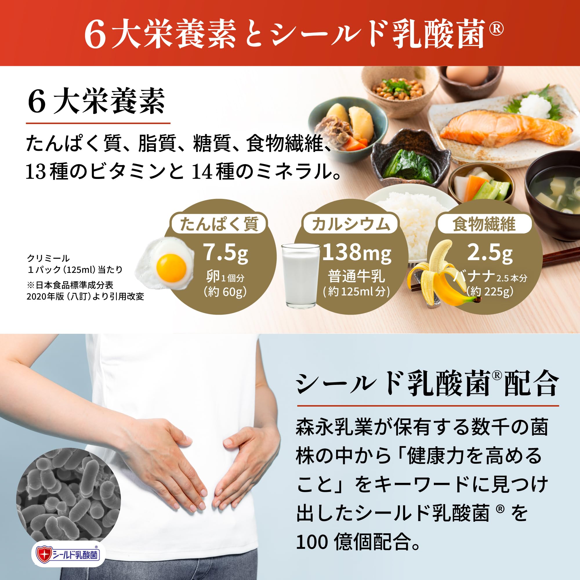 모리나가 엔조이 크리밀 버라이어티 세트 125ml 24팩 영양보충음료 이미지 3