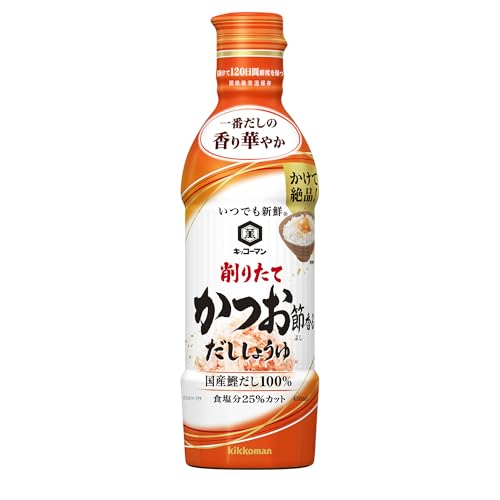 기꼬만 언제나신선 가쓰오부시 향 간장 450ml 3개입 3본
