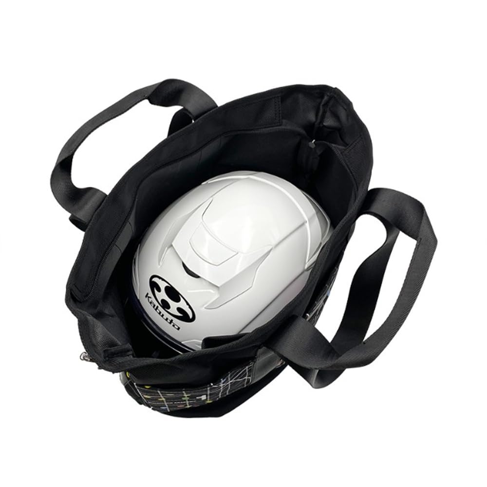 카부토 Kabuto 블랙 4337002 헬멧 토트백 이미지 3