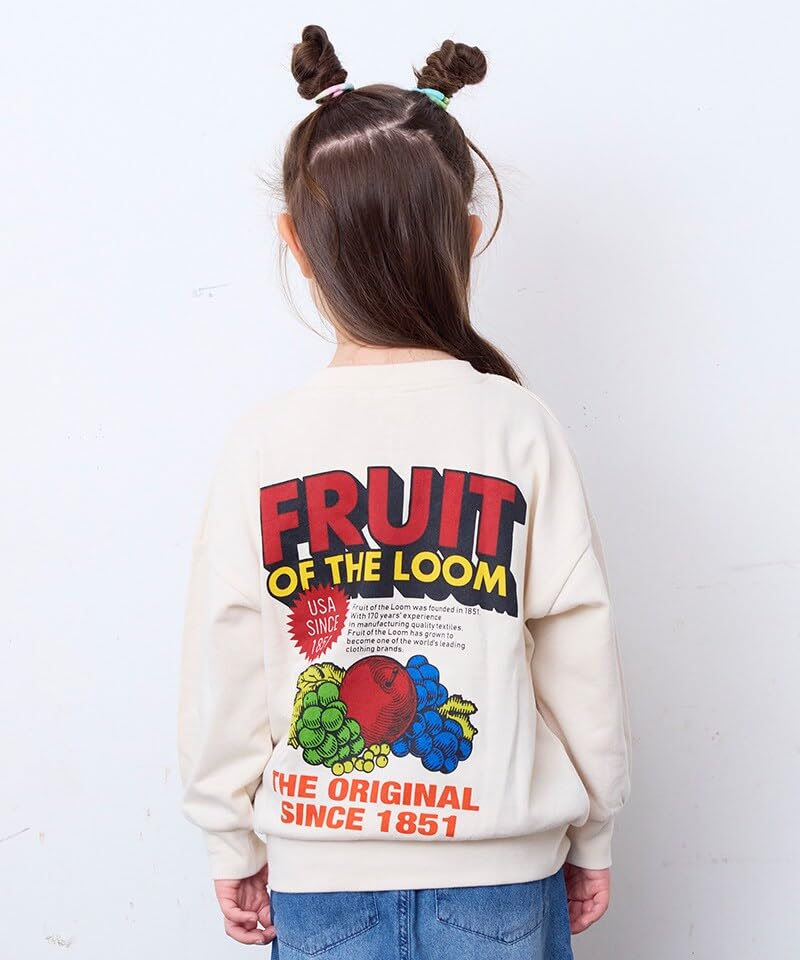 마키즈 FRUIT OF THE LOOM 별주 프린트 맨투맨 차콜 110 이미지 6