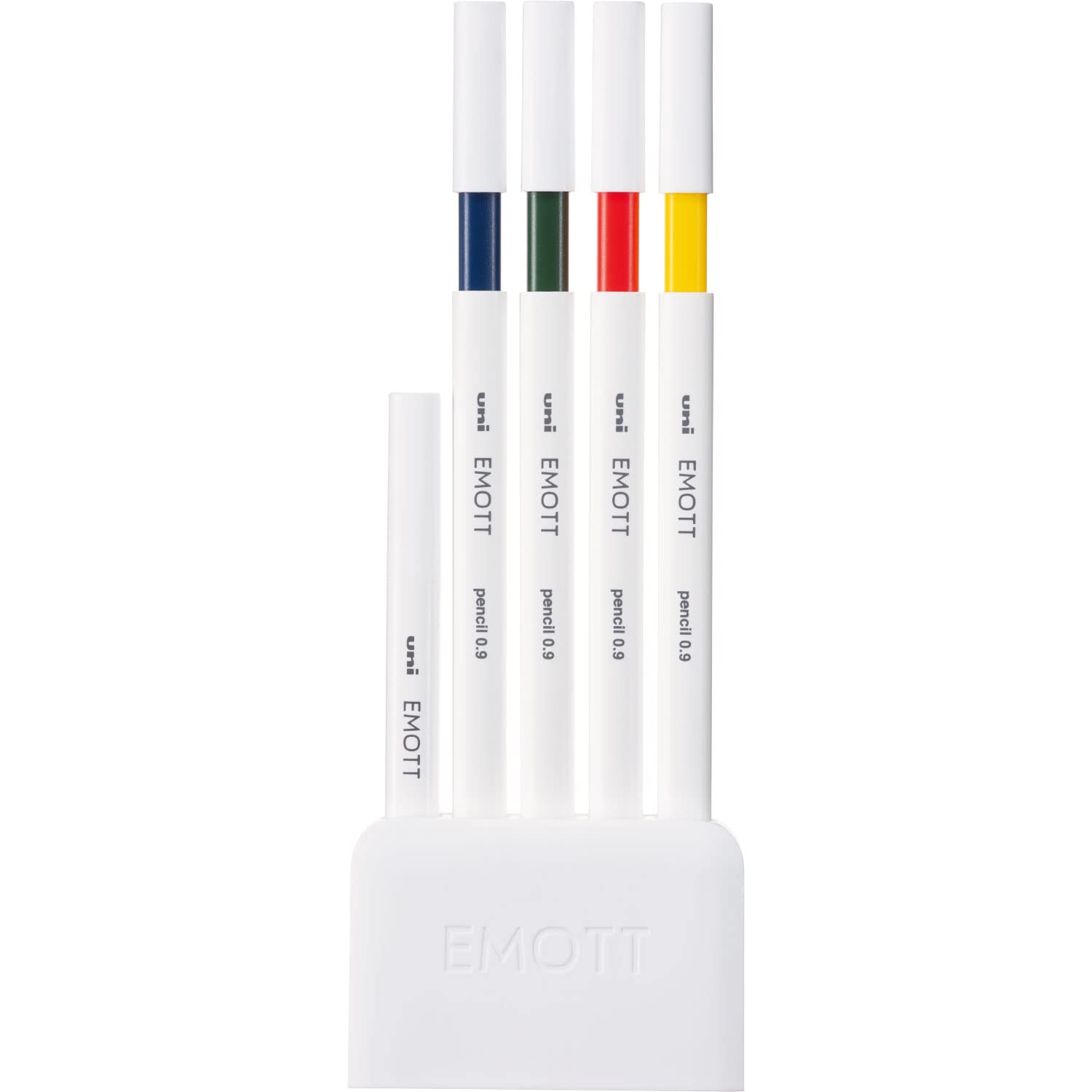 미쓰비시 연필 에모트 컬러 샤프 0.9mm No.3 NOSTALGIC COLOR 4색 세트 이미지 2