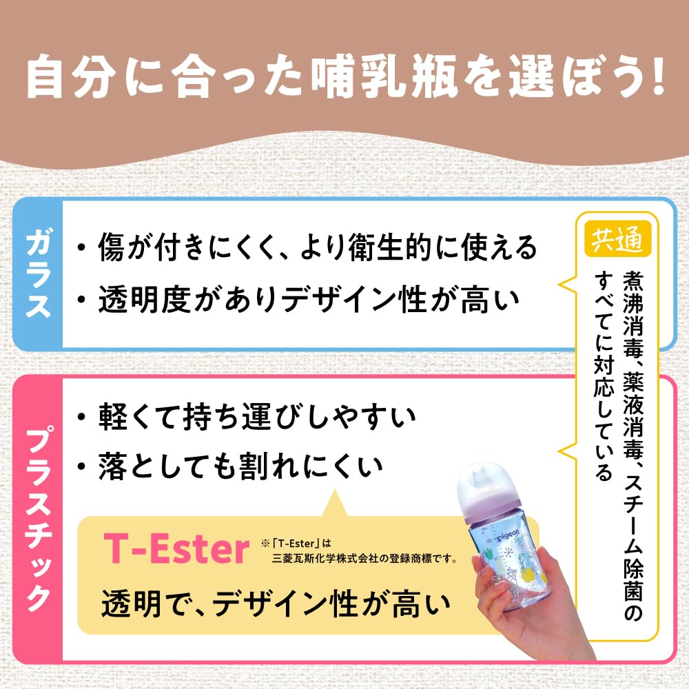 피죤 모유실감 Flower Garden 160ml 젖병 플라스틱 신소재 이미지 4
