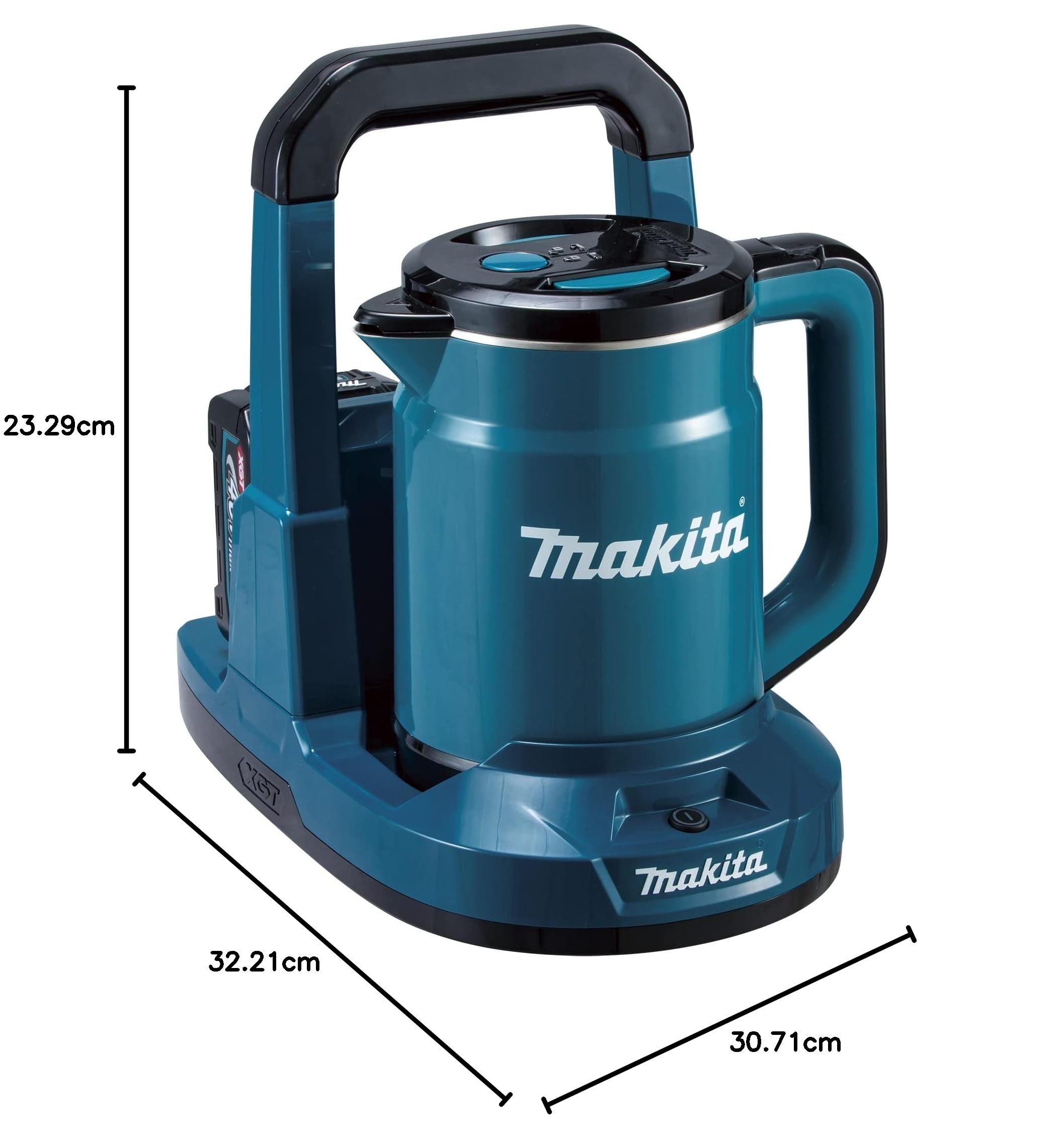 마키타 블루 KT001GZ 0.8L 충전식 무선포트 40Vmax 본체 이미지 19