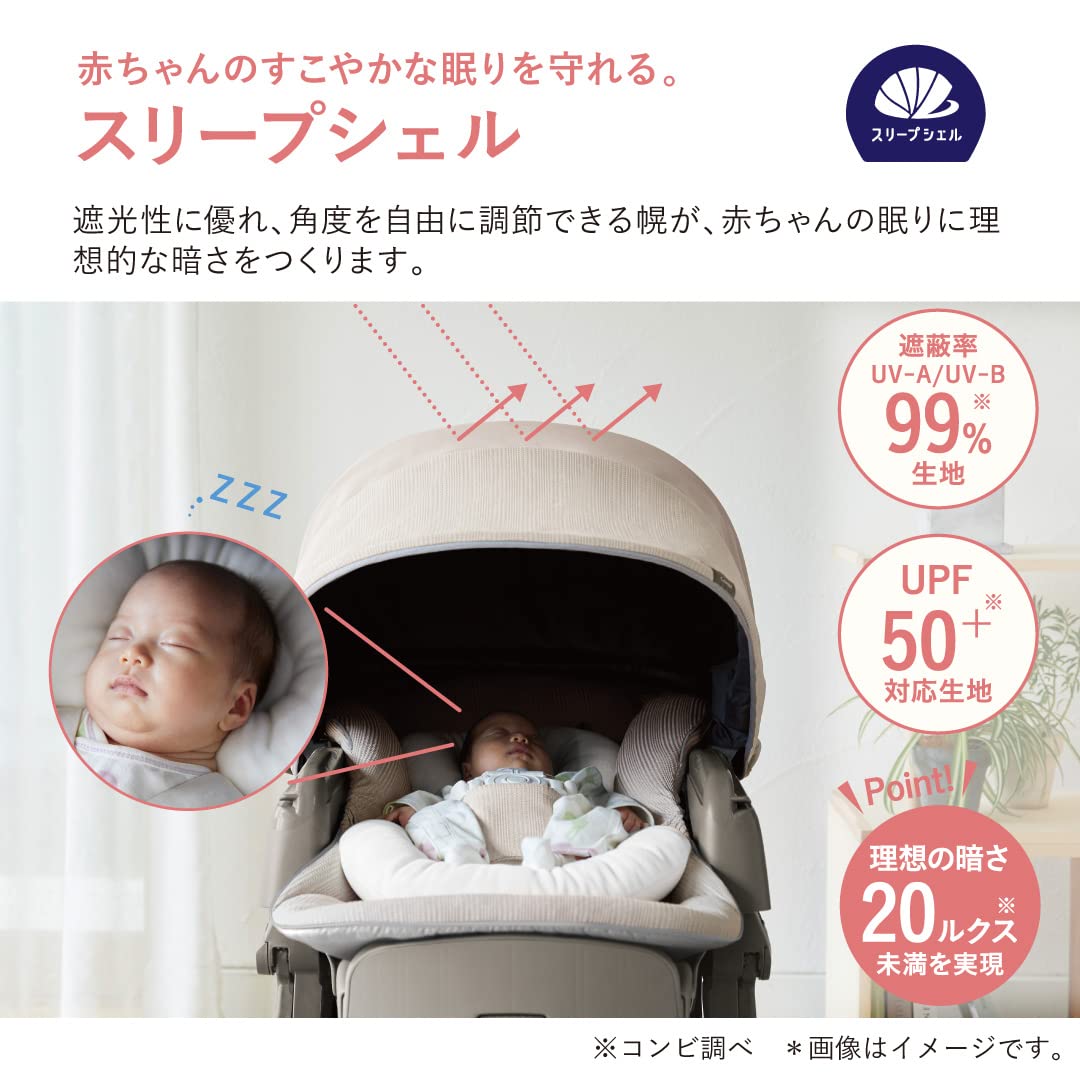 콤비 네무리라 오토 스윙 베디 롱 밀키베이지 전동 하이체어 EG플러스 단품 이미지 5