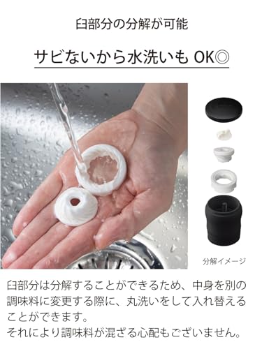 교세라 화이트블랙 CM-10-2P-WHBK 40ml 세라믹 밀 2개입 굵기조절 이미지 6