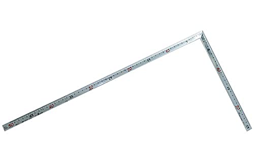 신와 직각자 고급각후 실버 10839 50cm 타쿠미진고로 뒷면각목