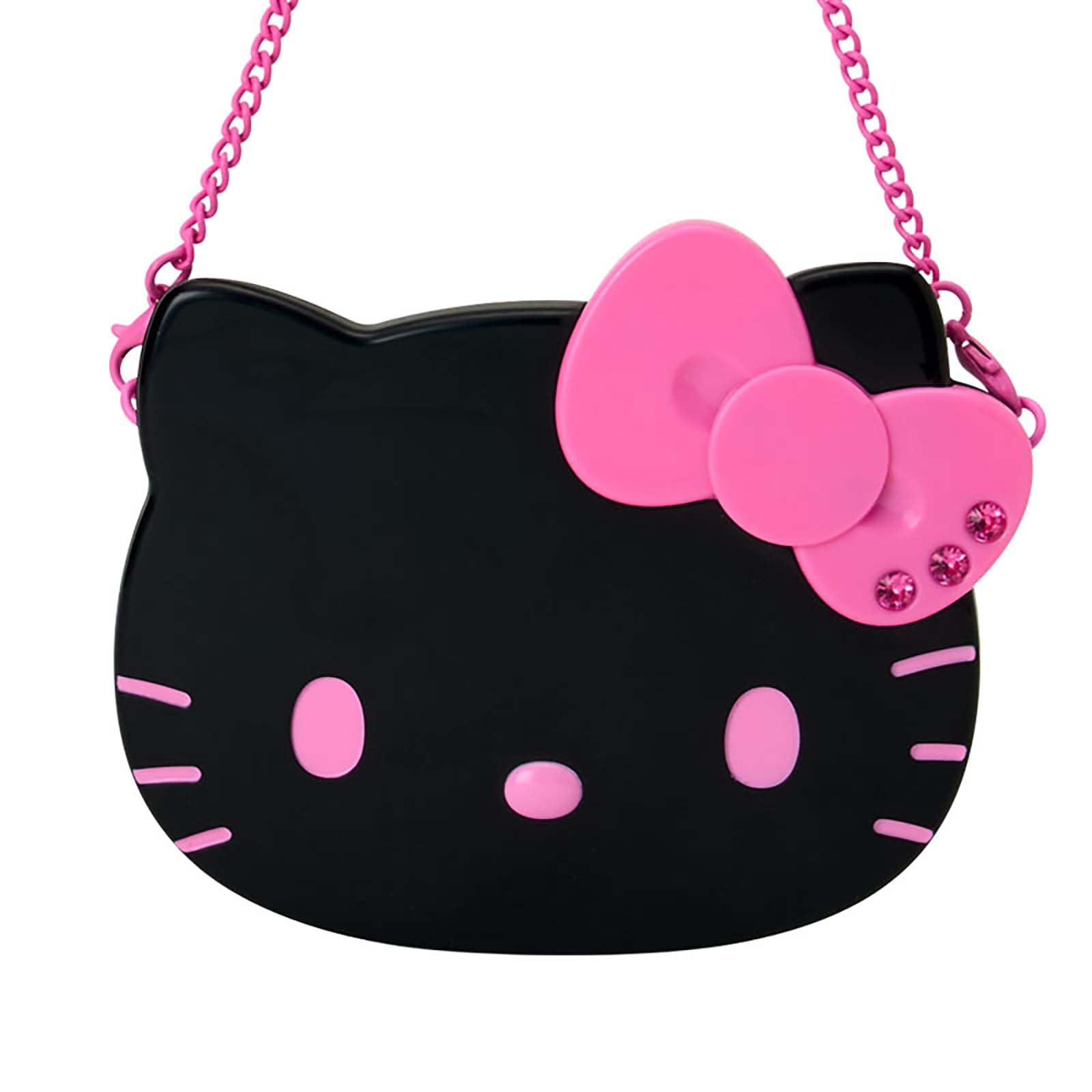 산리오 I Love Hello Kitty 헬로키티 407194 양면 거울 핑크 블랙 이미지 2