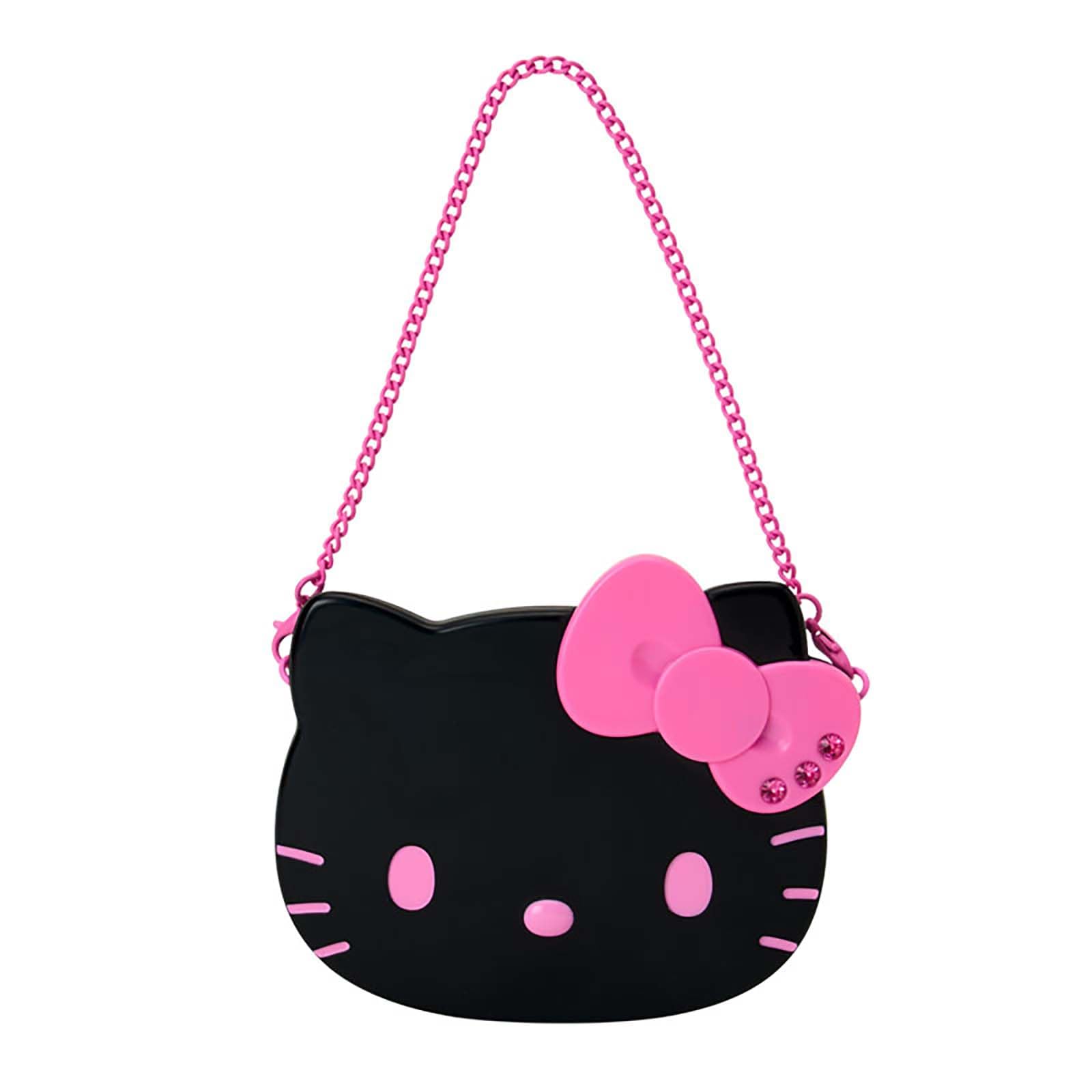 산리오 I Love Hello Kitty 헬로키티 407194 양면 거울 핑크 블랙