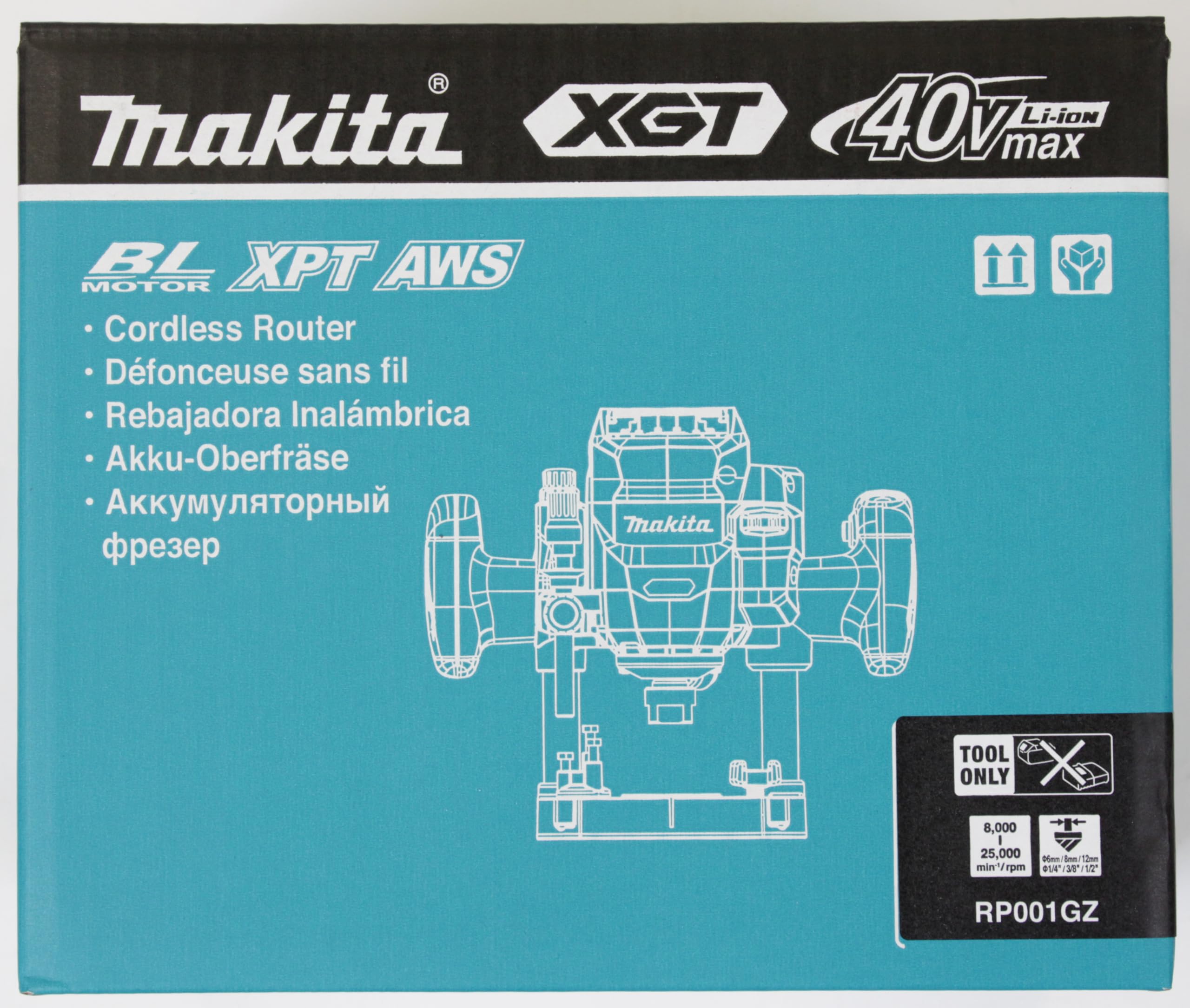 마키타 40Vmax 루터 RP001GZ 본체 이미지 12