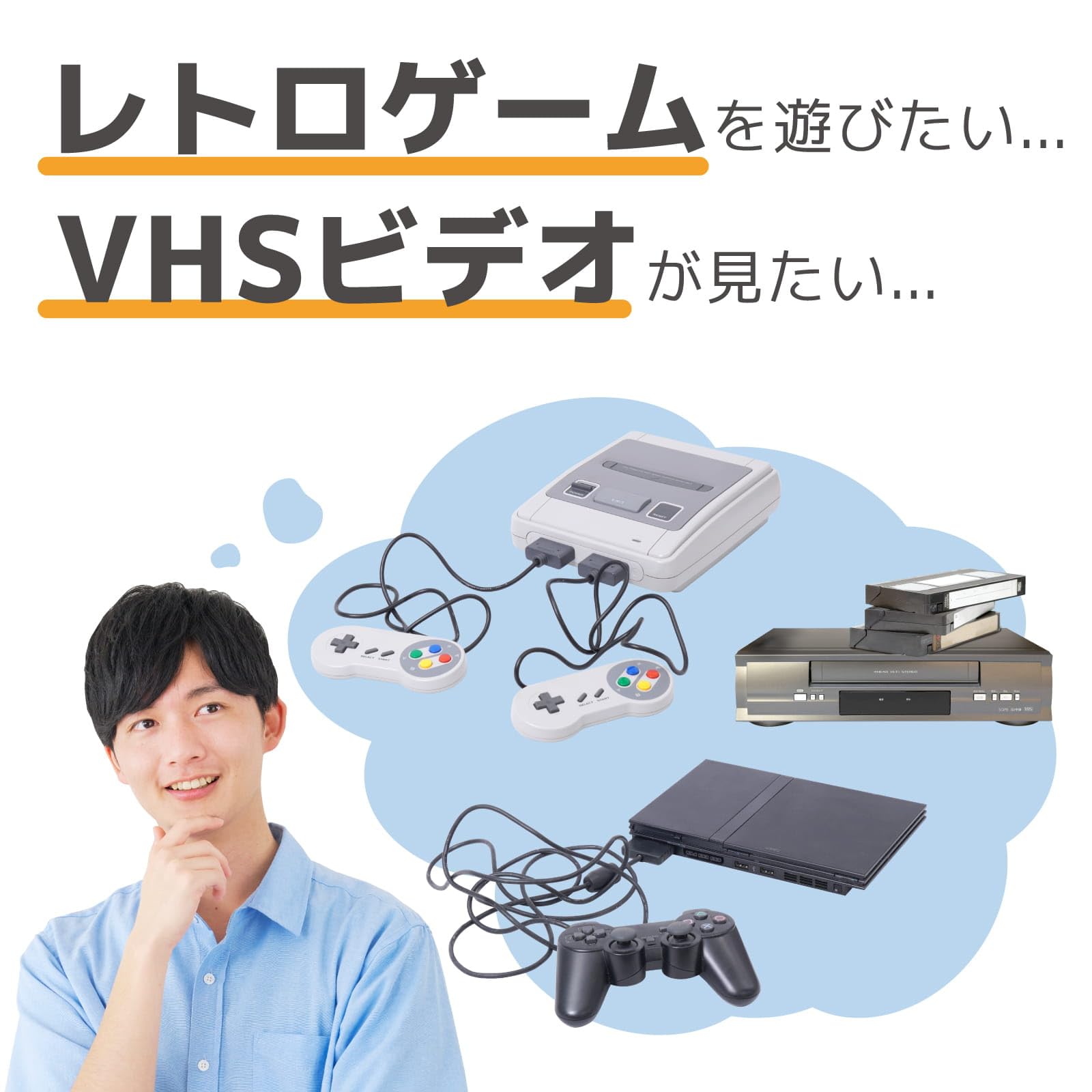 산코 THANKO 컴포지트 HDMI 변환 어댑터 ATHA25CWH 이미지 3