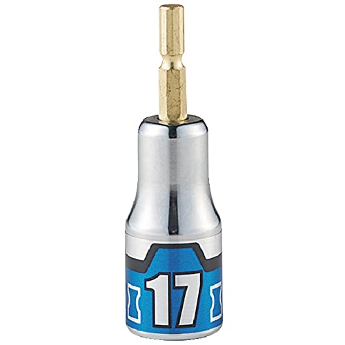 KTC 난공불락 그레이 임팩트 소켓비트 BZP63S-17 17mm 쇼트