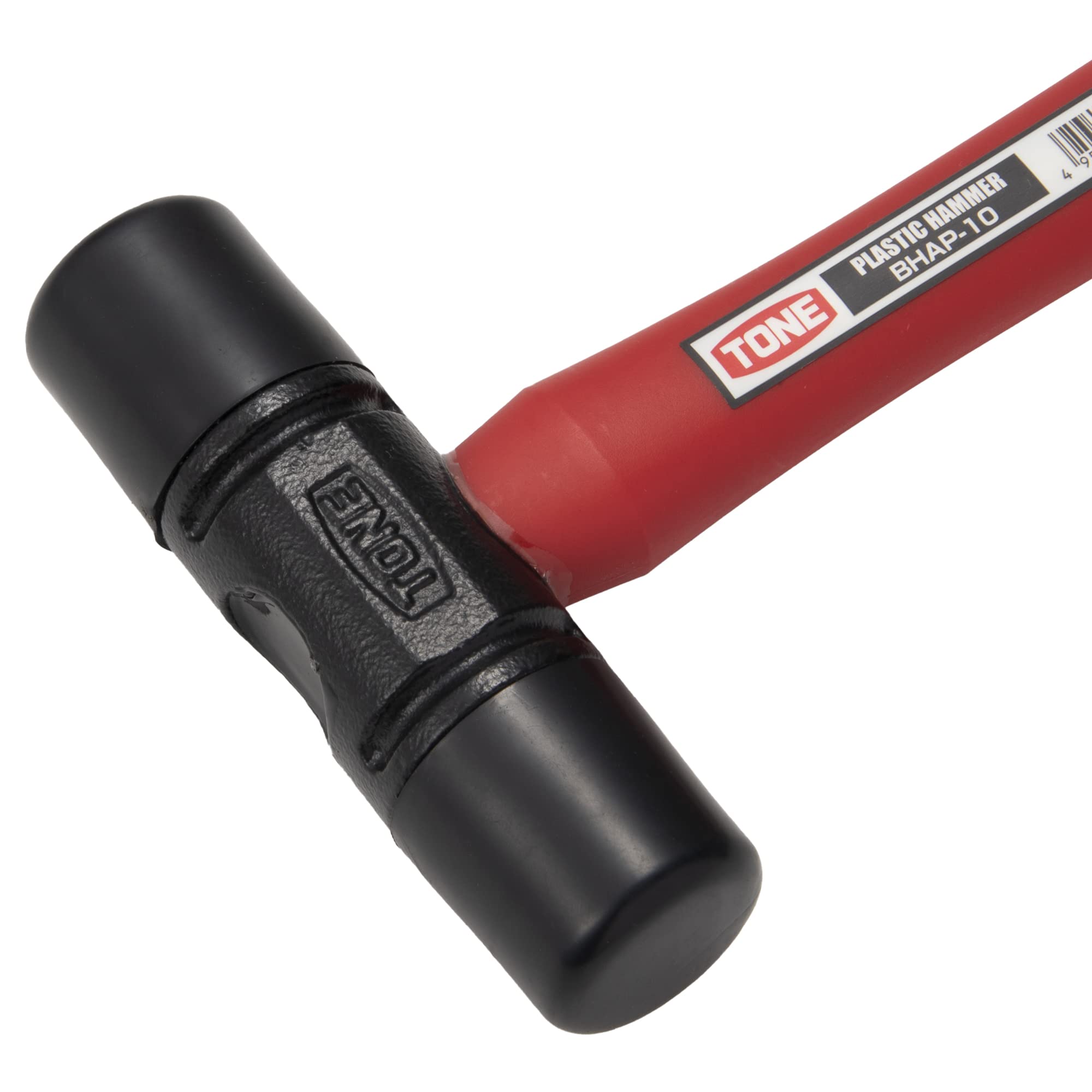 토네 플라스틱 망치 BHAP-10 1lb 레드 블랙 이미지 2