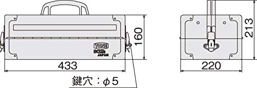 토네 공구함 BX322SSV 실버 이미지 4