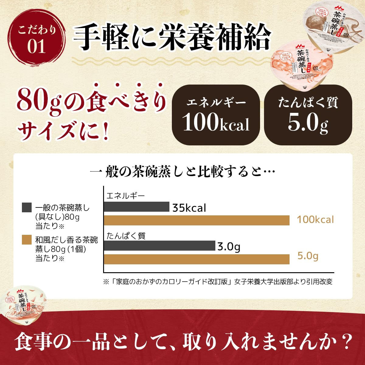 모리나가 크리니코 와후다시 차완무시 가쓰오맛 24개입 환자식 영양보충식 이미지 3