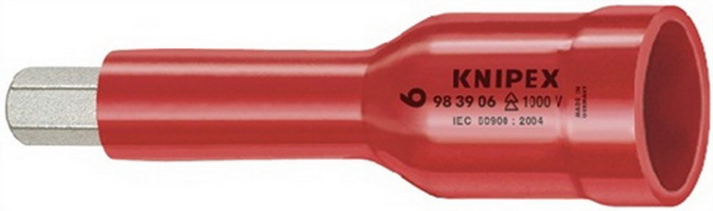 크니펙스 9849-06 1/2인치 절연 육각 소켓 1000V 6mm