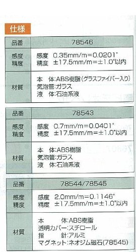 신와 블루 슬란트 다이얼식 78544 경사계 이미지 5