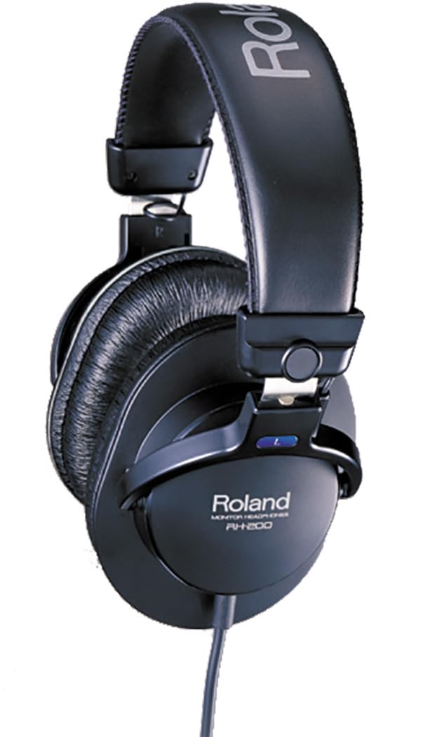 롤랜드 RH-200 모니터 헤드폰 3.4m 유선 블랙