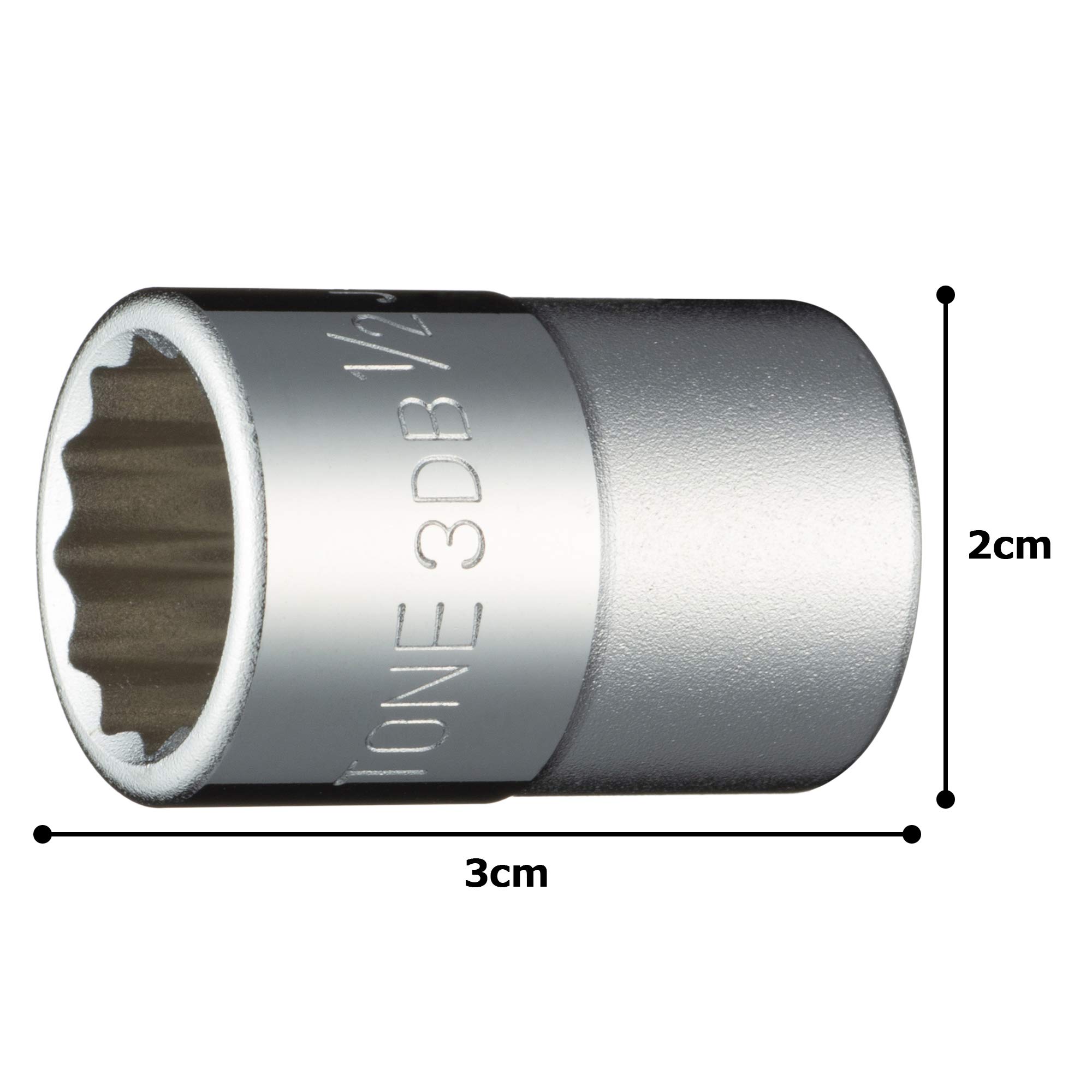 토네 HP3DB-16 12각 소켓 9.5mm 1/2인치 이미지 5