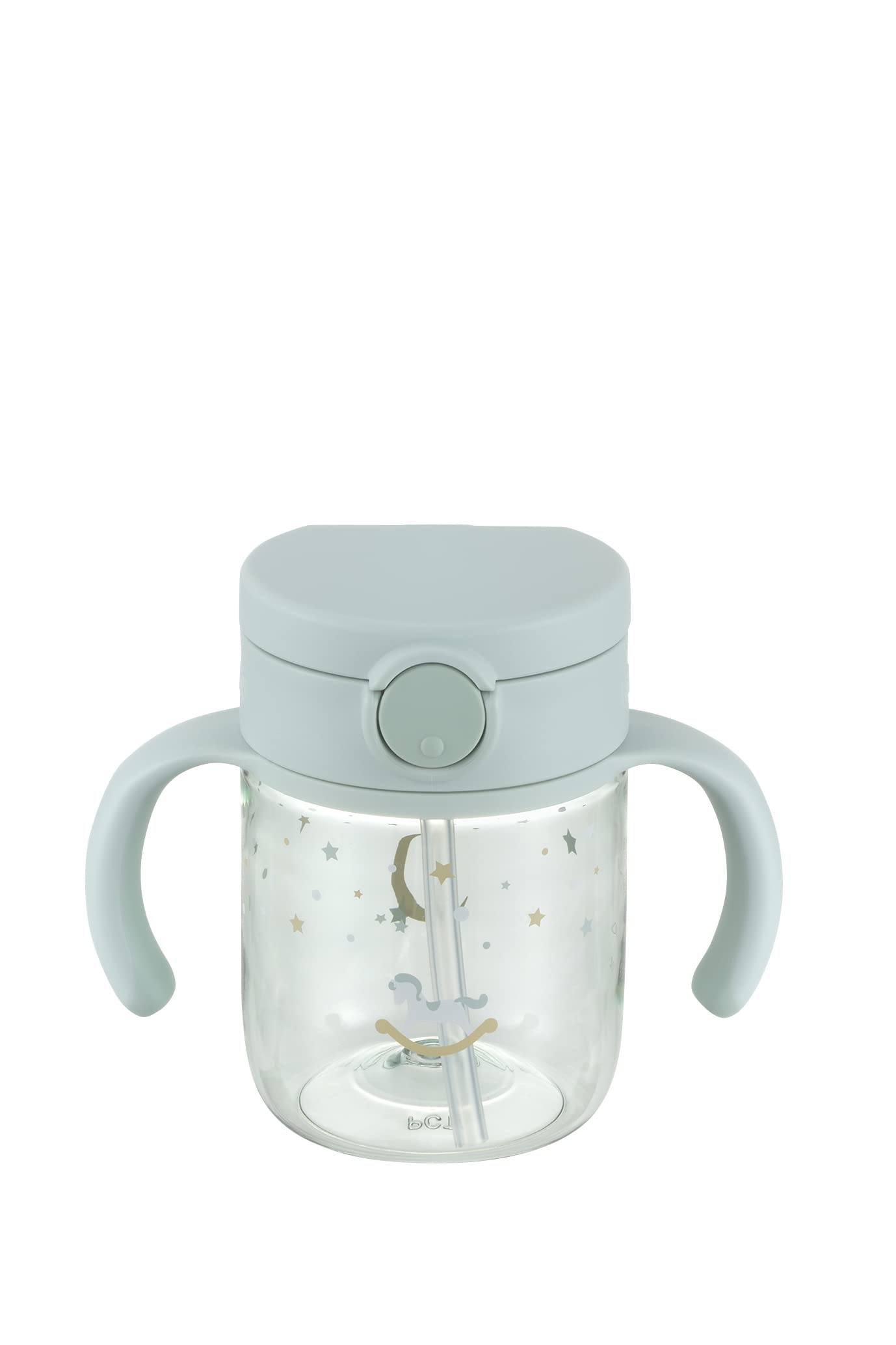 리첼 아쿠아라이트 외출용 빨대컵 라이트블루 200ml 샘방지 세척편한
