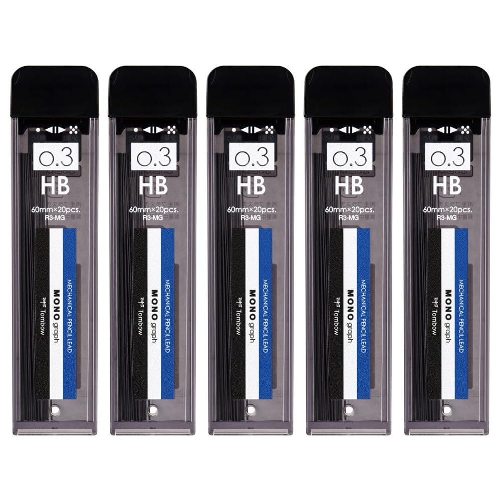 톰보 모노그래프 MG 샤프심 HB 0.3mm R3-MGHB01-5P 5개입