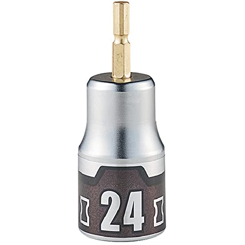 KTC 난공불락 BZP63S-24 24mm 임팩트 육각 쇼트 소켓 비트 1