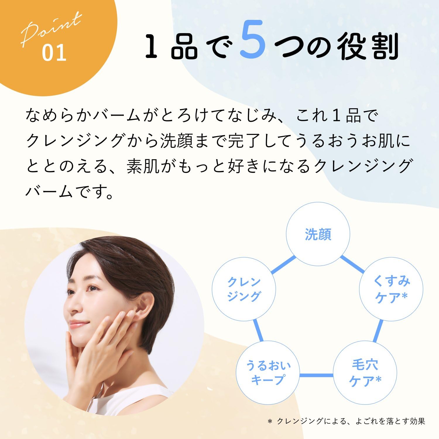 치후레 클렌징 밤 90g 메이크업 리무버 모공 케어 이미지 3
