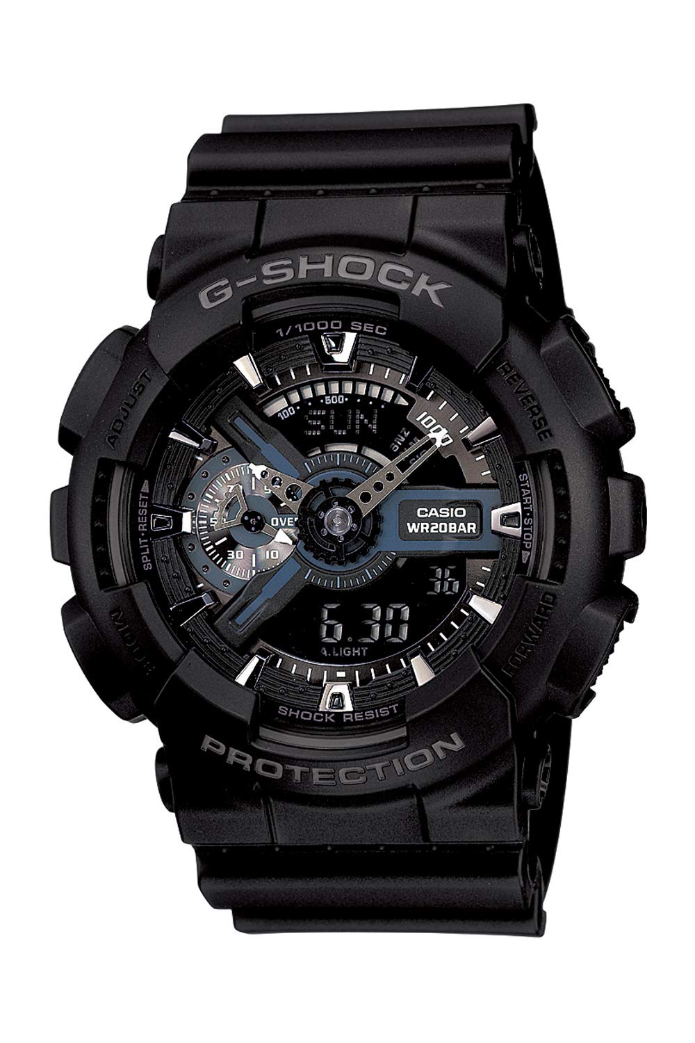 카시오 지샥 G-SHOCK 베이비지 GA-110-1BJF 커플시계 블랙 블랙 핑크 이미지 2