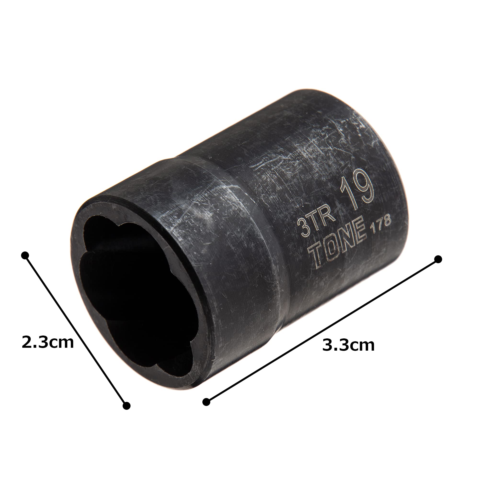 토네 토네이도 HP3TR-19 19mm 소켓 이미지 2