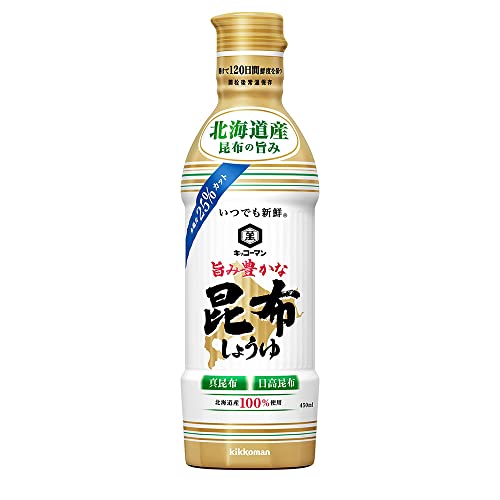 기꼬만 다시마 간장 풍미가득 450ml 12입