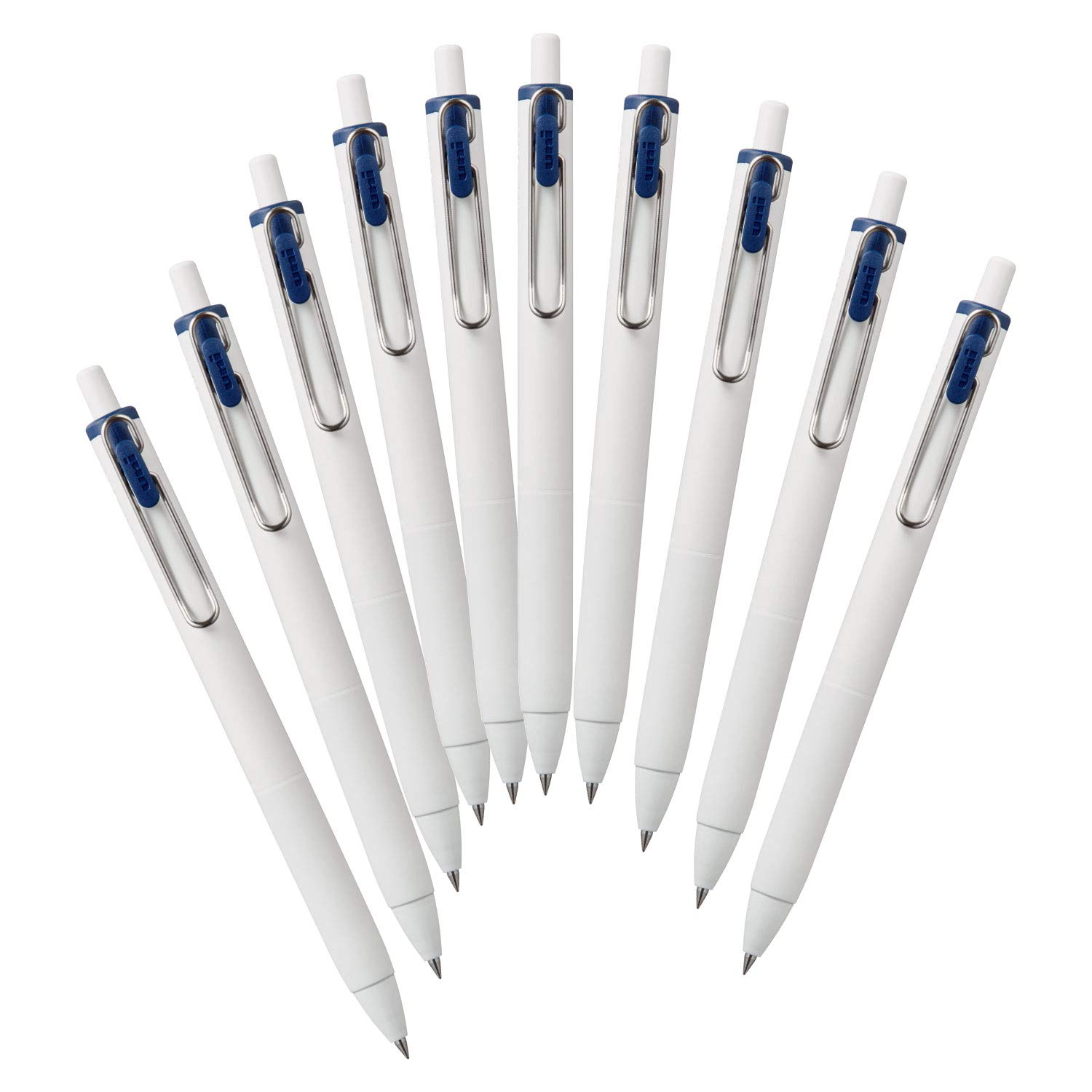 미쓰비시 연필 유니볼원 블루블랙 UMNS05.64 0.5mm 젤펜 10개입 본체 단품