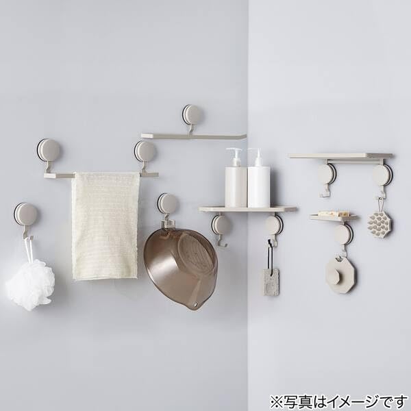 니토리 데코홈 모카 HF01 흡착식 코너 선반 이미지 6