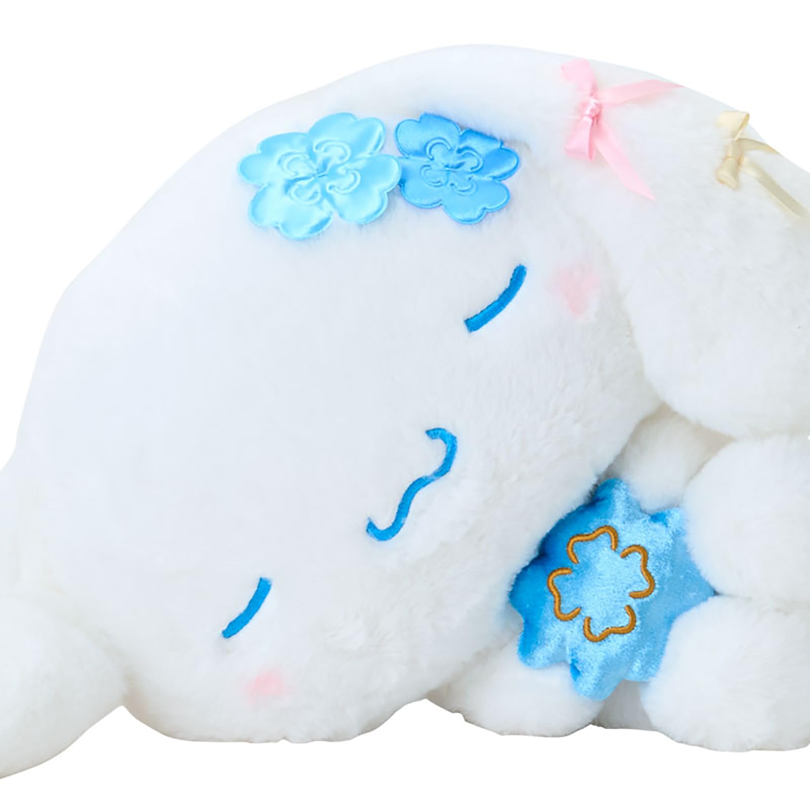 산리오 하늘색 클로버 시나모롤 612553 안기 인형 이미지 3