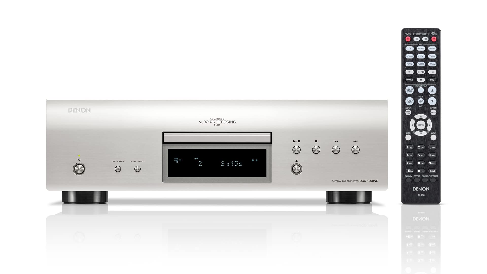 데논 SACD플레이어 DCD-1700NESP 프리미엄 실버 이미지 2
