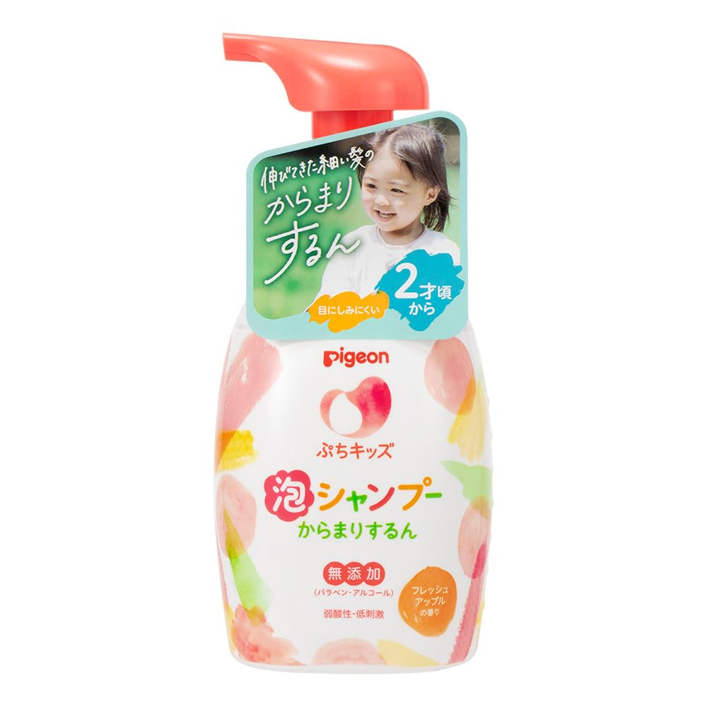 피죤 쁘띠키즈 엉킴방지 거품샴푸 300ml 프레시애플향